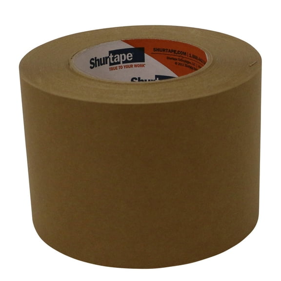 Shurtape FP-115 High Performance Grade Kraft Packaging Tape: 4 in x 60 yds. (Kraft)