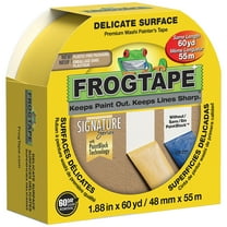 Shurtape Masking Tape,1 7/8" W,60 yd L,Yellow CF 160