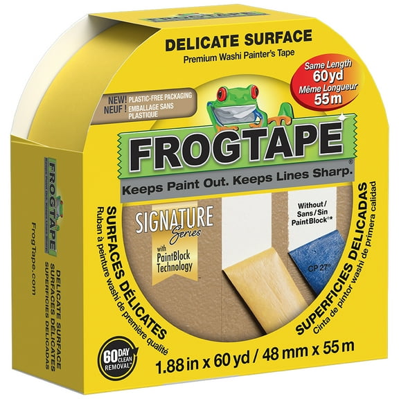 Shurtape Masking Tape,1 7/8" W,60 yd L,Yellow CF 160