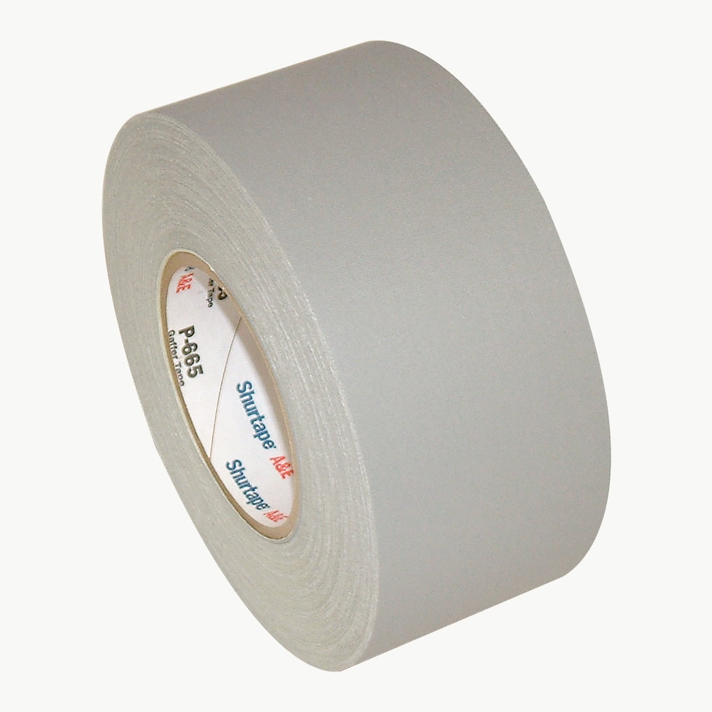 Shurtape P-665 General Purpose Gaffers Tape: 3 in x 55 yds. (Grey)