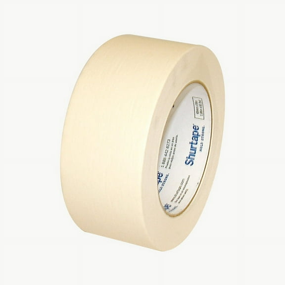 Shurtape Utility Grade Masking Tape (CP-83): 2 in. (48mm actual) x 60 yds. (Natural)