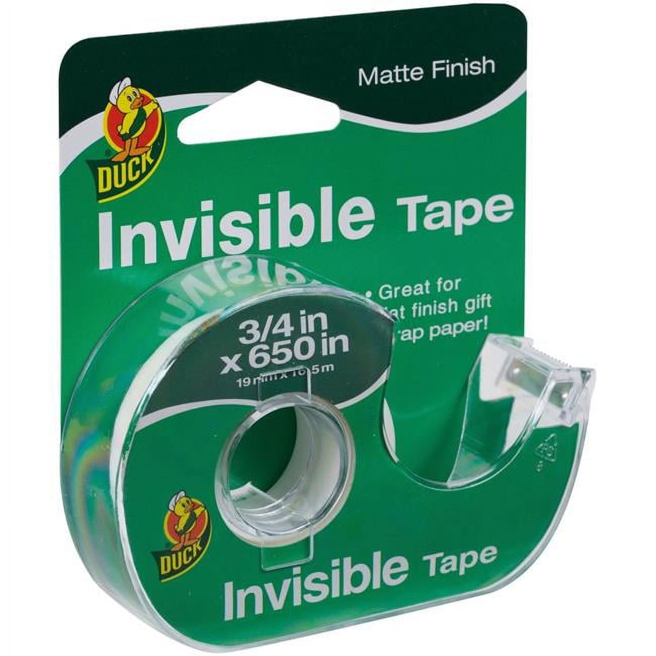 Shurtech 1358685 Duck Invisible Tape with Dispenser