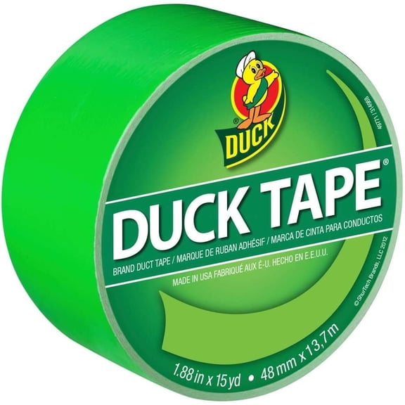 Shurtech Brands 1265018 15 Yard Neon Green Duck Tape