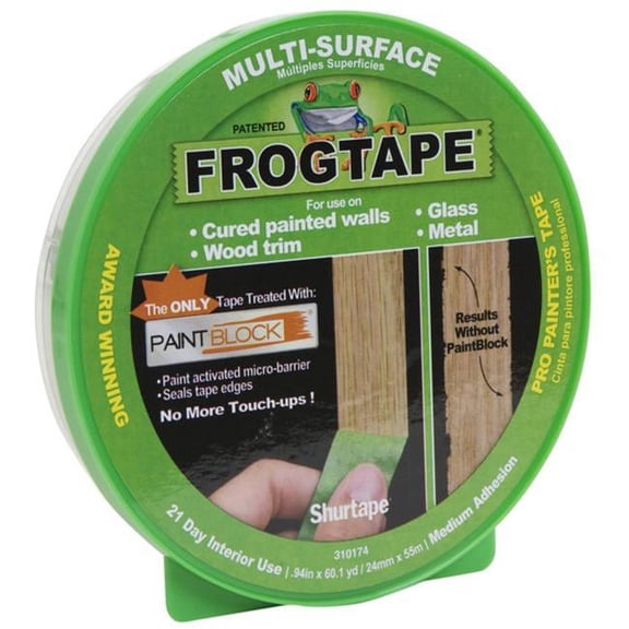Shurtech Brands 443104385 0.94 in. x 60yd Frog Tape Masking Tape