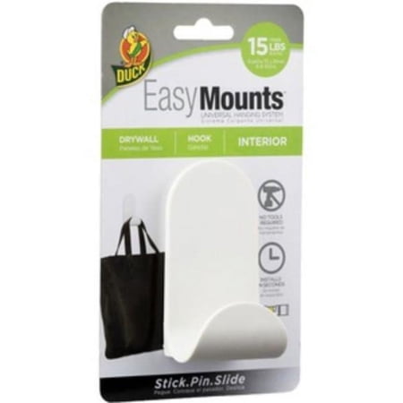 Shurtech DUC287391 EasyMounts Interior Drywall J Hook, White