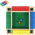thumbnail image 1 of Shut The Box Game Wooden (2-4 Players) with Dices for Classroom, Home, Party and Pub, Math Games Classics 4 Sided Tabletop Version Easy to Learn for Family (Small 1 Pack), 1 of 14