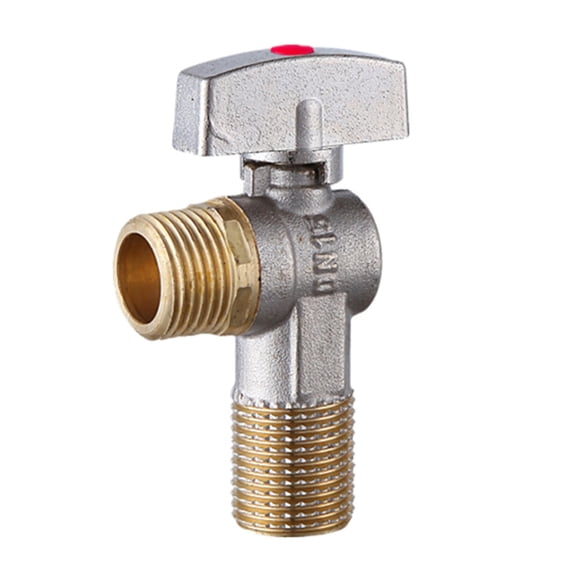 Shut Off Valves for Kitchen and Bathroom 1/4 Turn Stop 1/2Inch Inlet Outlet Comes With Adapter Hot Cold Water Systems