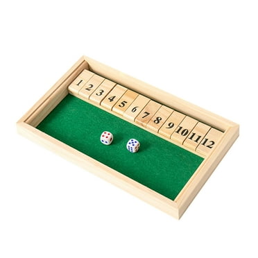 Shut The Box | Board Game With | Front Porch Classics Circa Shut-the-Box, 12 Numbers Game For Travel