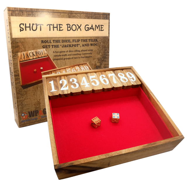 Box Type Game Shut The Box (Large) | Brain teaser games for toy retailers - Walmart ...