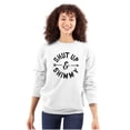 thumbnail image 1 of Shut Up and Shimmy Dancer Dancing Women Plus Size Crewneck Sweatshirt Brisco Brands 3X, 1 of 5