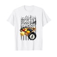 thumbnail image 1 of Shut Up and Shoot Billiard 8 Ball Pool Player T-Shirt, 1 of 5