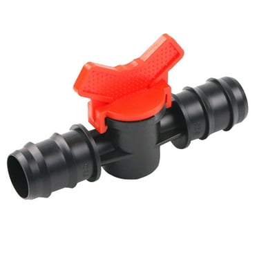 Shut-off Valve Ball Valve Connector Plug PE Pipe PN4 Drip Hose 16 20 25 mm