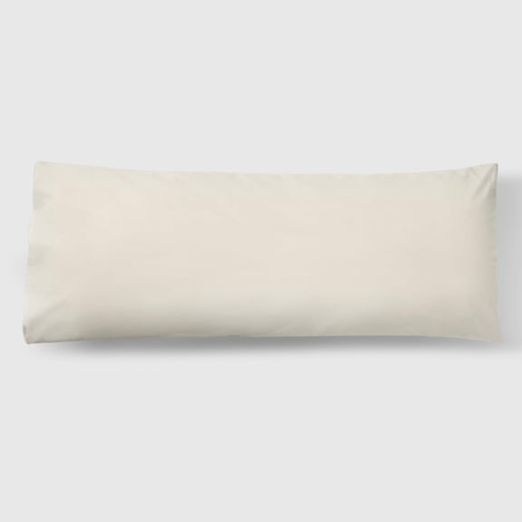 Shuteye Supply Frost Smart Temp Cooling Percale Body Pillowcase Set, 21 x 54 Inch, Tan