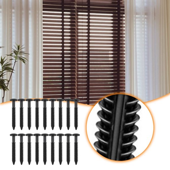Shutter Fasteners Nails Lock Pin Screws for Window Blinds and Shutters Installation Hardware Accessories