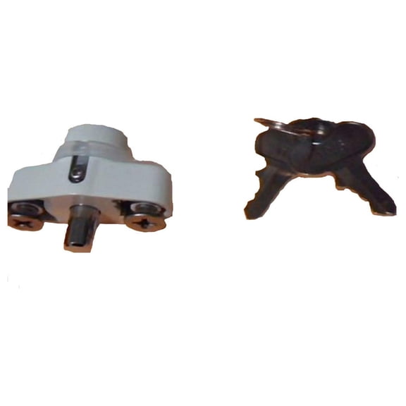 Shutter Lock, Hi Velocity Lock Kit, Accordion Shutter Hardware, White