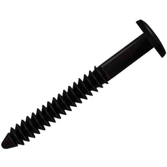 Builders Edge Shutter Fastener Shutter-Lok - Easy Installation - Pack of 1, Black
