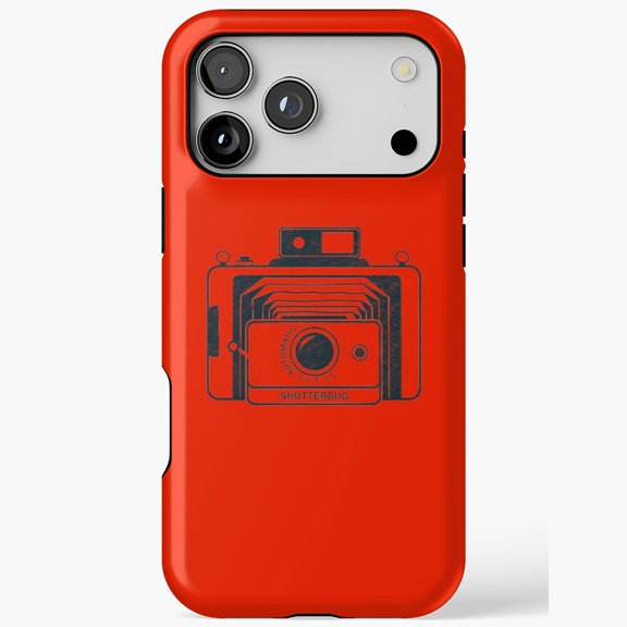 Shutterbug Vintage Camera Retro Lens Tough iPhone Case 11 to 17 Pro Max