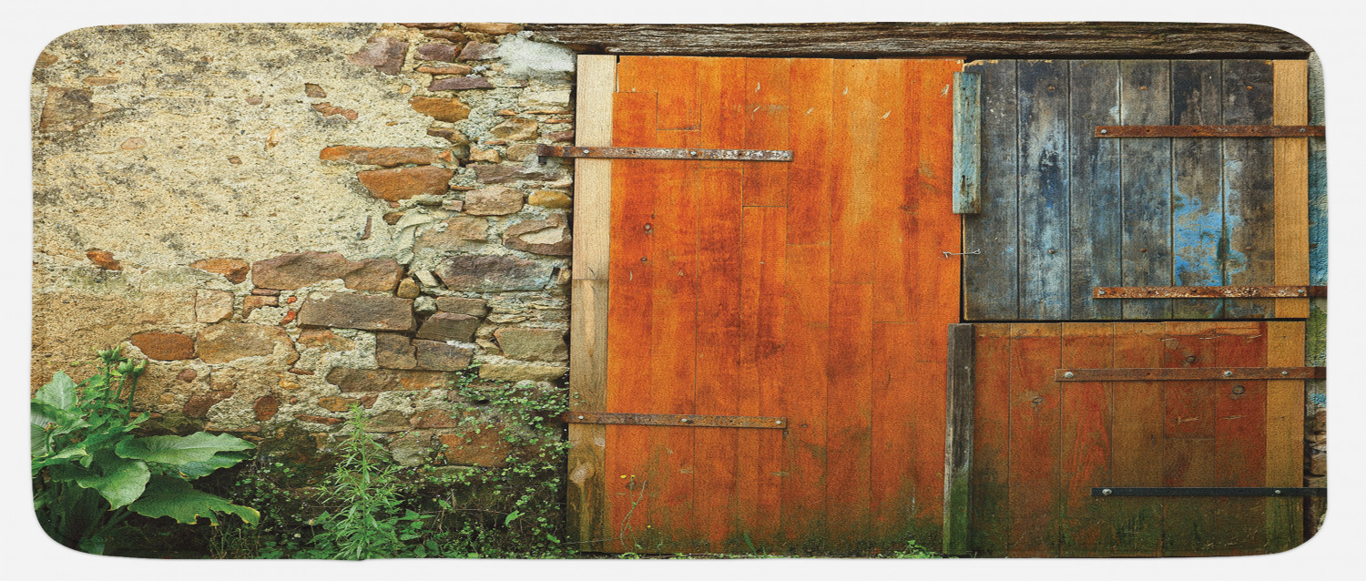 Shutter Mat Shutters Kitchen Mat, Old Fashion Country House French Entrance Stone ...
