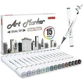 finenolo Dual Tip Art Markers, Alcohol Brush Markers Set for Artist, A –  Deli BestMate