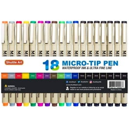 Pastel Black Ink Gel Pens - Set of 11 — Shuttle Art