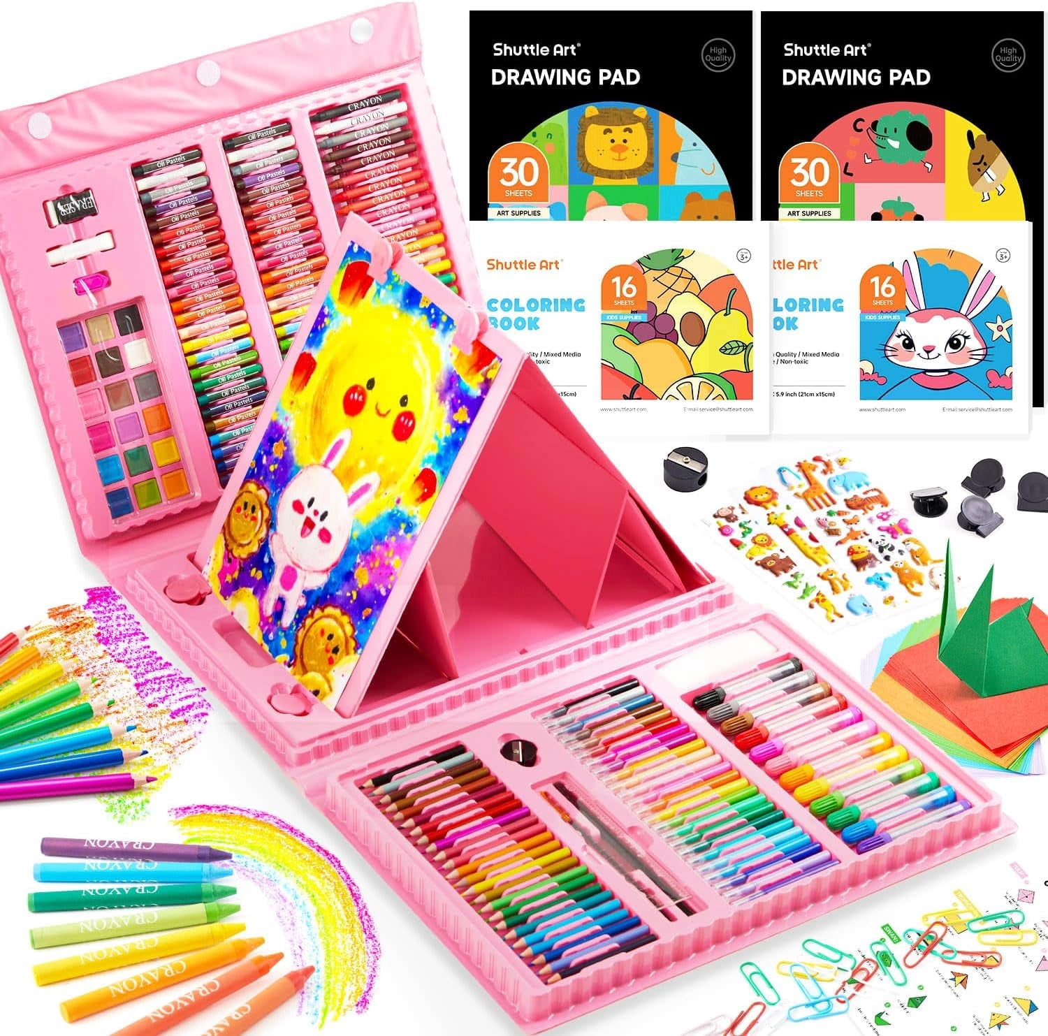 Shuttle Art 335 Piece Art Set, Multi-Media Art Supplies, Gift Art Kit ...