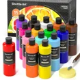 thumbnail image 1 of Shuttle Art Acrylic Paint 15 Colors Acrylic Paint Large Bottle Set 473ml/16oz, 1 of 1
