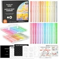thumbnail image 1 of Shuttle Art Automatic Ink Control Acrylic Paint Markers, 24 Pastel Colors Brush Tip Acrylic Paint Pens for Rock Painting, Ceramic, Wood, Canvas, Glass, Stone, Fabric, Card Making, 1 of 9