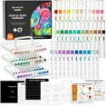 thumbnail image 1 of Shuttle Art Automatic Ink Control Acrylic Paint Markers, 36 Colors Brush Tip Acrylic Paint Pens for Rock Painting, Ceramic, Wood, Canvas, Glass, Stone, Fabric, Card Making, DIY & Art Supplies, 1 of 10