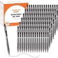 thumbnail image 1 of Shuttle Art Black Gel Pens, Ink Glide Series 90 Pack Retractable 0.5mm Fine Point Rollerball Gel Ink Pens Bulk Set Quick Drying Smooth Writing with Grip for Journaling Note Taking, 1 of 8