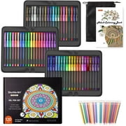 Shuttle Art Gel Pens, 120 Pack Gel Pen Set Packed in a Box, 60 Unique Colors with 60 Refills for Adults Coloring Books Drawing Doodling Crafts Scrapbooking Journaling