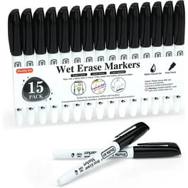 Wet Erase Markers, Shuttle Art 12 Colors Fine Tip Overhead