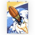 thumbnail image 1 of Shuttle Launch - Lantern Press Artwork (24x36 Giclee Gallery Print, Wall Decor Travel Poster), 1 of 1