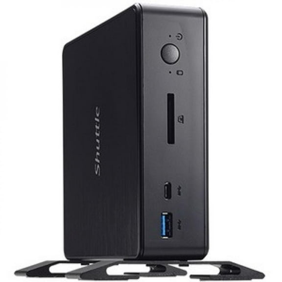 Shuttle XPC NC10U Barebone System - Intel Celeron 4205U 1.80 GHz Dual-core (2 Core) - 64 GB DDR4 SDRAM DDR4-2400/PC4-19200 Maximum RAM Support - 2 Total Memory Slots - Serial ATA/600 Controller - I...