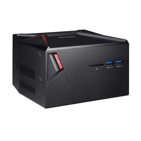 Shuttle - XPC Nano X1 Barebone Desktop - Intel Core i5 - NVIDIA GeForce GTX 1060 - Black/Red