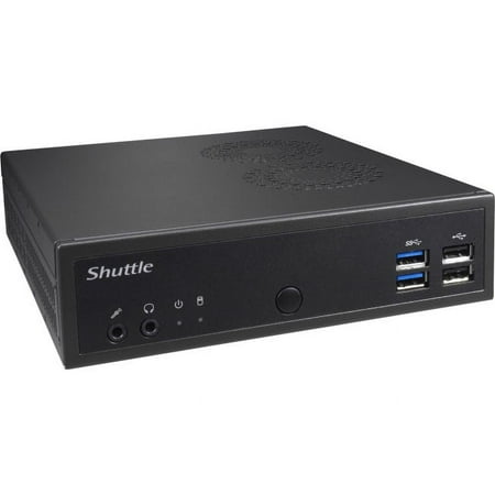 Shuttle - XPC slim Gaming Desktop - Intel Celeron 3865U - NVIDIA GeForce GTX 1050 - Black