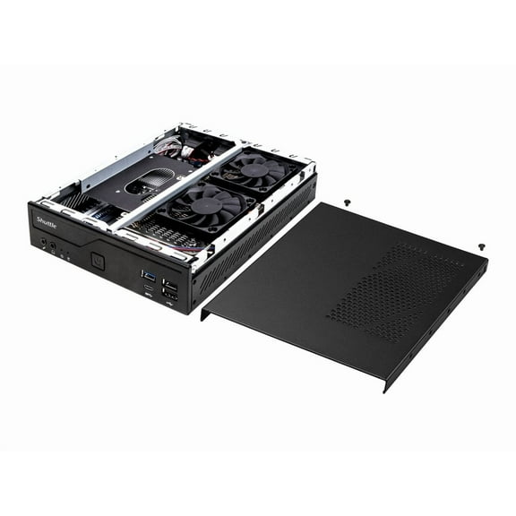 Shuttle XPC slim DH610 Barebone System - Slim PC - Socket LGA-1700 - 1 x Processor Support - Intel H610 Chip - 64 GB DDR4 SDRAM DDR4-3200/PC4-25600 Maximum RAM Support - 2 Total Memory Slots - Seri...