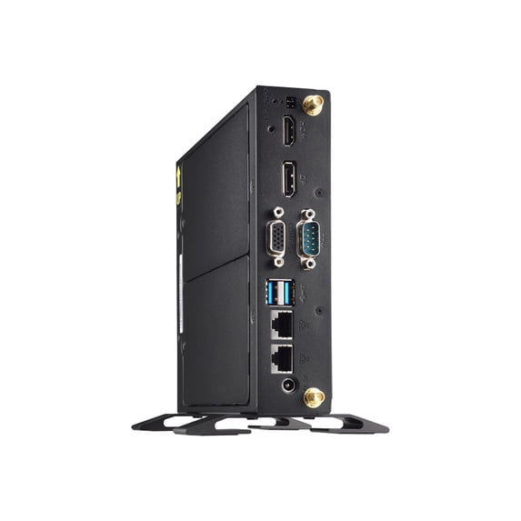 Shuttle XPC slim DS10U - Barebone - Slim-PC - 1 x Celeron 4205U up to ULV - RAM 0 GB - UHD Graphics 610 - Gigabit Ethernet - Bluetooth 4.0, 802.11a/b/g/n/ac - black