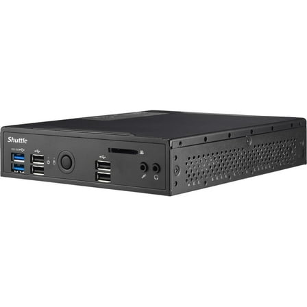 Shuttle XPC slim DS20U Barebone System, Slim PC, Socket BGA-1528, 1 x Processor Support, Celeron 5205U 1.90 GHz Dual-core (2 Core)