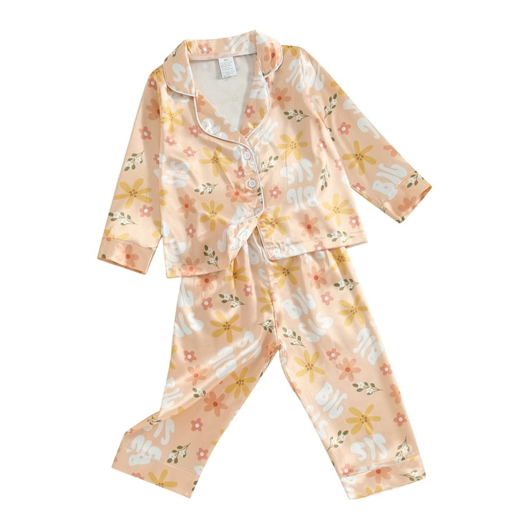 Long Sleeves Elastic Waist Floral Print Matching Set Long Sleeves Elastic Waist Floral Print Matching Set