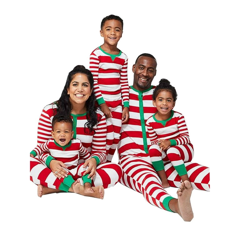 Matching family striped pajamas sales