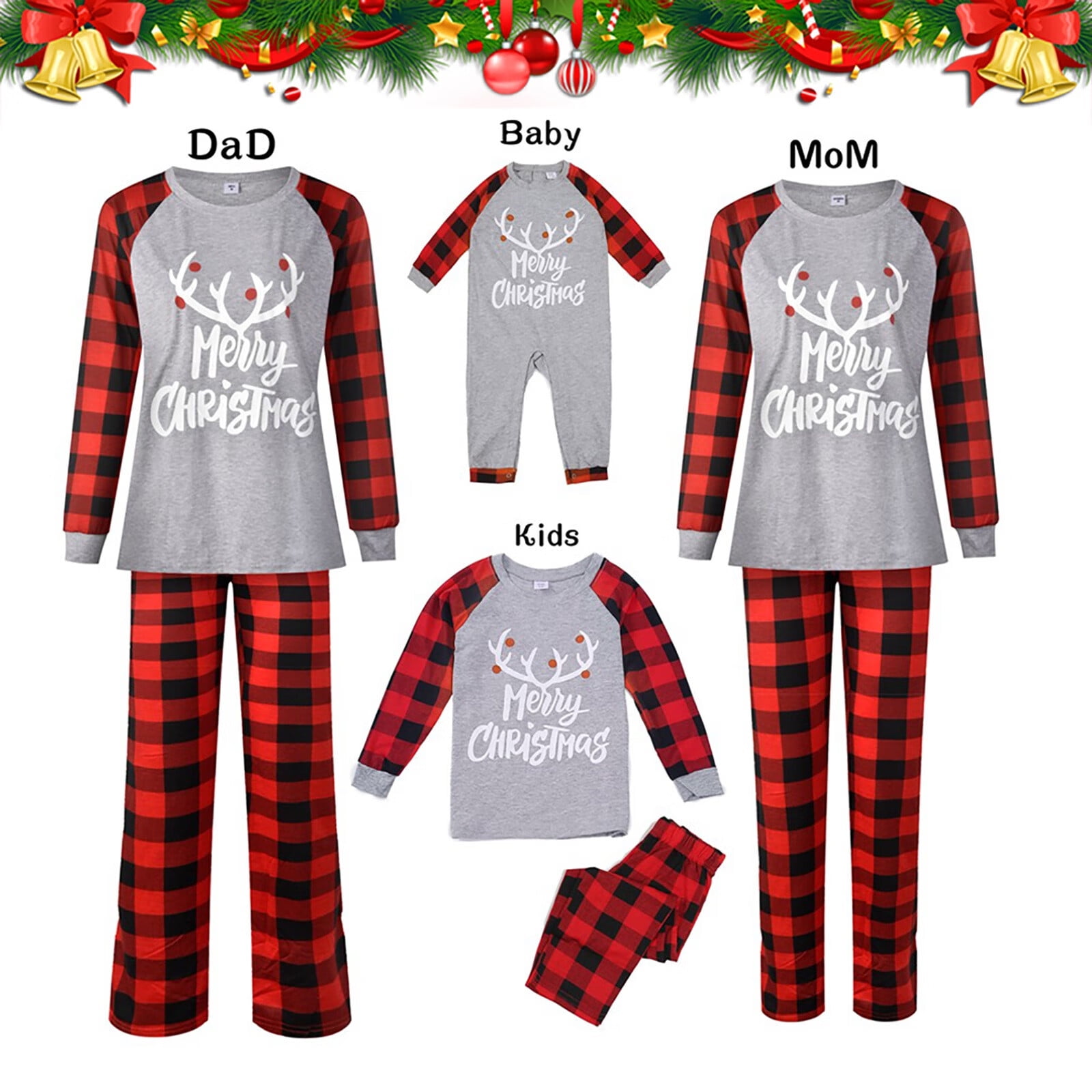 Shuttle tree Matching Family Pajamas Sets Christmas PJ's Holiday ...