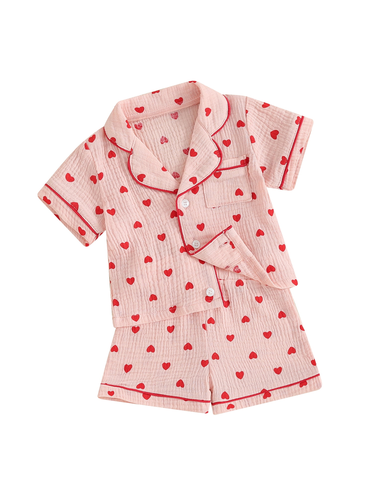 Toddler Short Pajama Set- Elizabeth's Garden main image 0