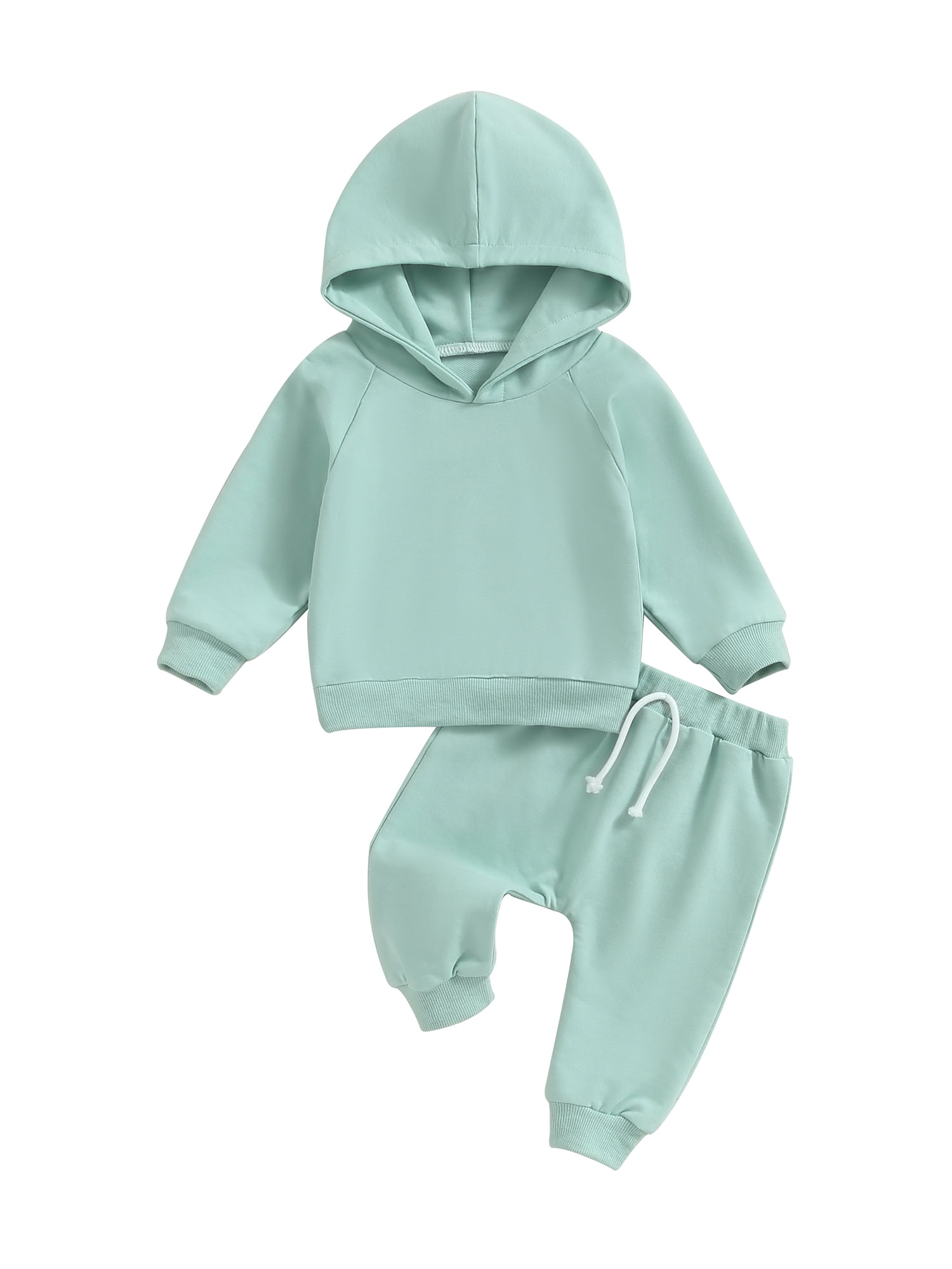 Shuttle tree Toddler Infant Baby Girl Boy Clothes Solid Long Sleeve