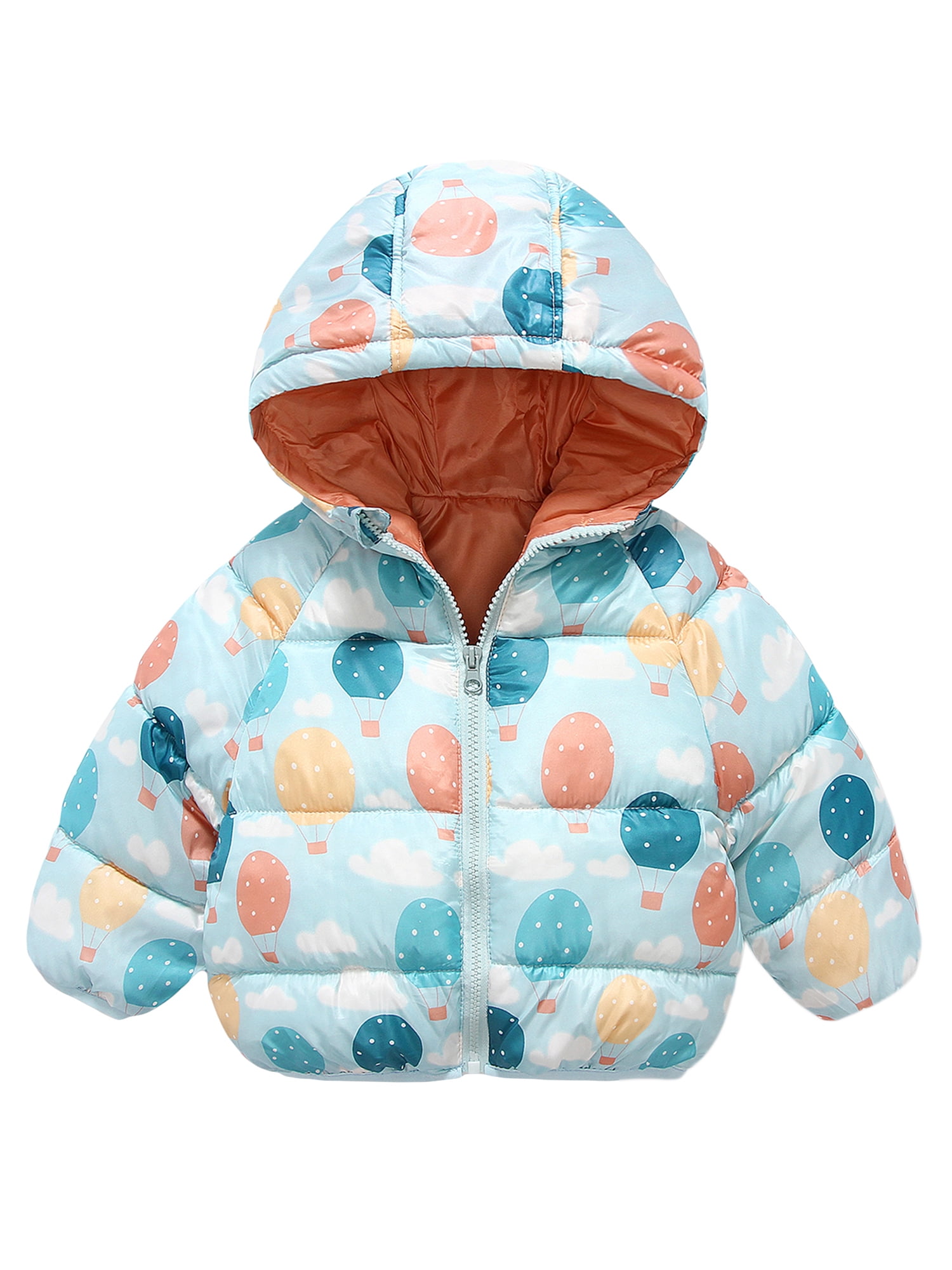 Shuttle tree Winter Coats for Kids with Hoods (Padded) Light Puffer
