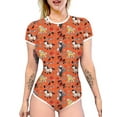 thumbnail image 1 of Shuttle tree Women's Adult Onesie Diaper Lover Button Crotch Romper Cartoon Printed Onesie Pajamas, 1 of 6