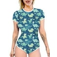 thumbnail image 1 of Shuttle tree Women's Adult Onesie Diaper Lover Button Crotch Romper Cartoon Printed Onesie Pajamas, 1 of 6