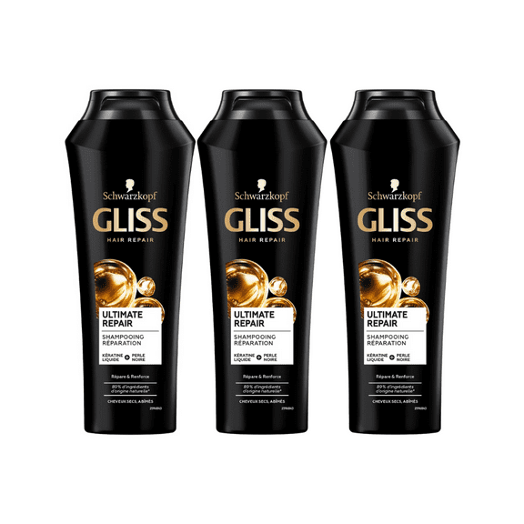 Shwarzkopf Gliss Shampoo Ultimate Repair 400 ml 3 Pack