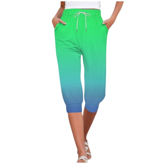 Shwomsmer Women's Pants Women's Casual Pants Women's Capri Pants Womens Plus Size Pants 7/8 Leggings for Women Flowy Pants for Women