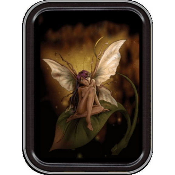 Shy Fairy Stash Tin Storage Container 4.37" L x 3.5" W x 1" H