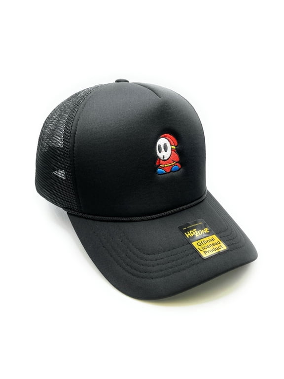 Shy Guy Mesh Trucker Snapback (Black)